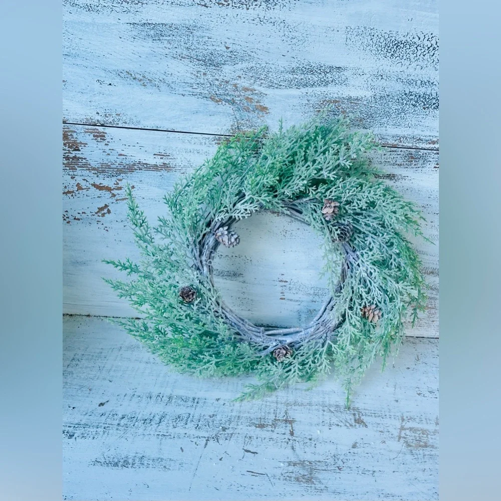 *Woodland Cedar Wreath, 16”